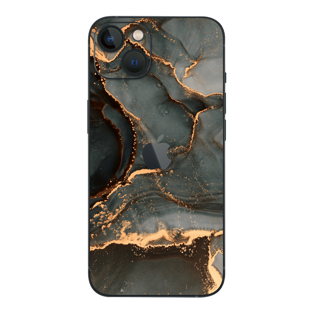 iPhone 15 Print Printed Custom SIGNATURE AGATE GEODE Deep Forest Skin, Wrap, Decal, Protector, Cover by EasySkinz | EasySkinz.com