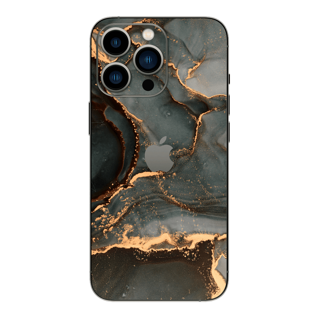iPhone 14 Pro MAX Print Printed Custom SIGNATURE AGATE GEODE Deep Forest Skin, Wrap, Decal, Protector, Cover by EasySkinz | EasySkinz.com