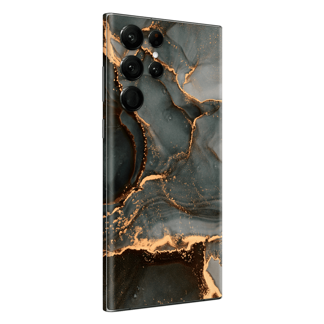 Samsung Galaxy S23 ULTRA Print Printed Custom SIGNATURE AGATE GEODE Deep Forest Skin, Wrap, Decal, Protector, Cover by EasySkinz | EasySkinz.com