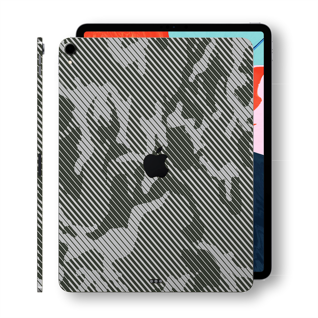 iPad PRO 12.9" inch 3rd Generation 2018 Signature Camo Stripes Camouflage Printed Skin Wrap Decal Protector | EasySkinz
